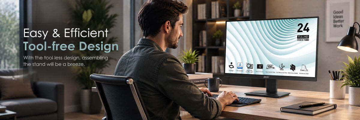 MSI PRO MP2412 24" FHD Monitor, 100Hz VA — view 3