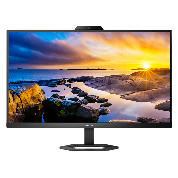 Philips 27" 27E1N5600HE Flat QHD Monitor IPS panel 75Hz- DP, HDMI, USB-C with built in Speaker and Webcam atomoffice