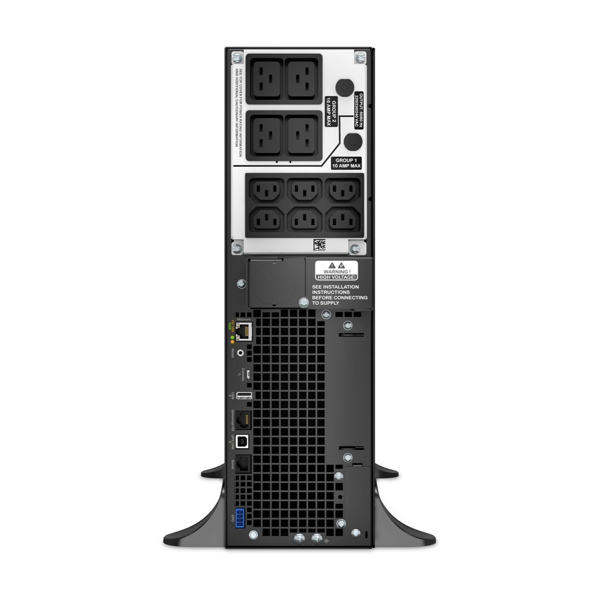 APC Smart-UPS SRT 5000VA 230V (SRT5KXLI) — Double-Conversion On-Line, Rack/Tower, Network Card