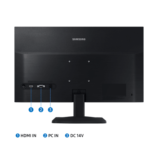Samsung 22" LS22A330 FHD Flat Monitor with Wide Viewing Angle - HDMI, D-Sub atomoffice