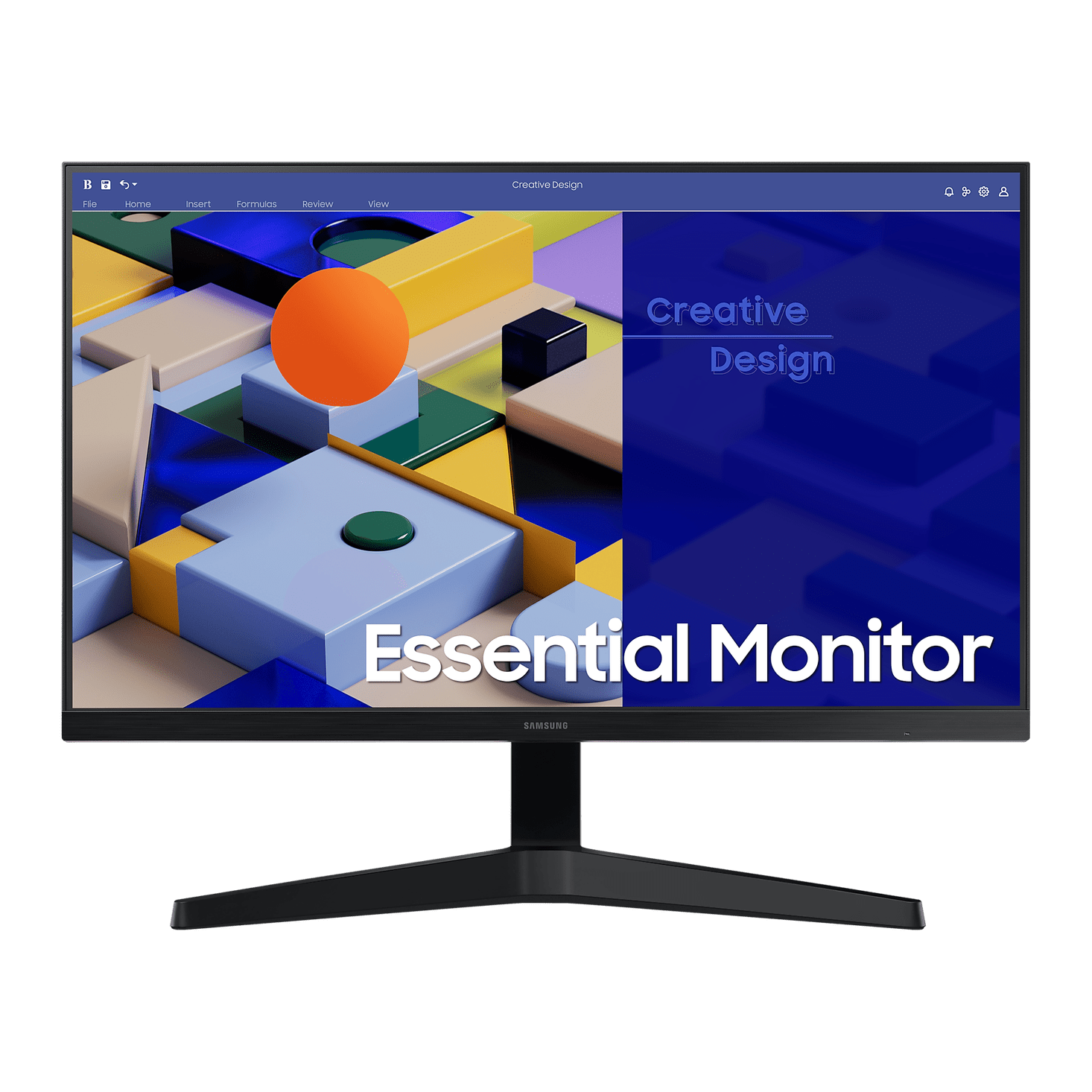 Samsung 24" - S3 S31C Essential Full HD Flat Monitor, IPS Panel, 75Hz, Borderless Design, AMD FreeSync atomoffice