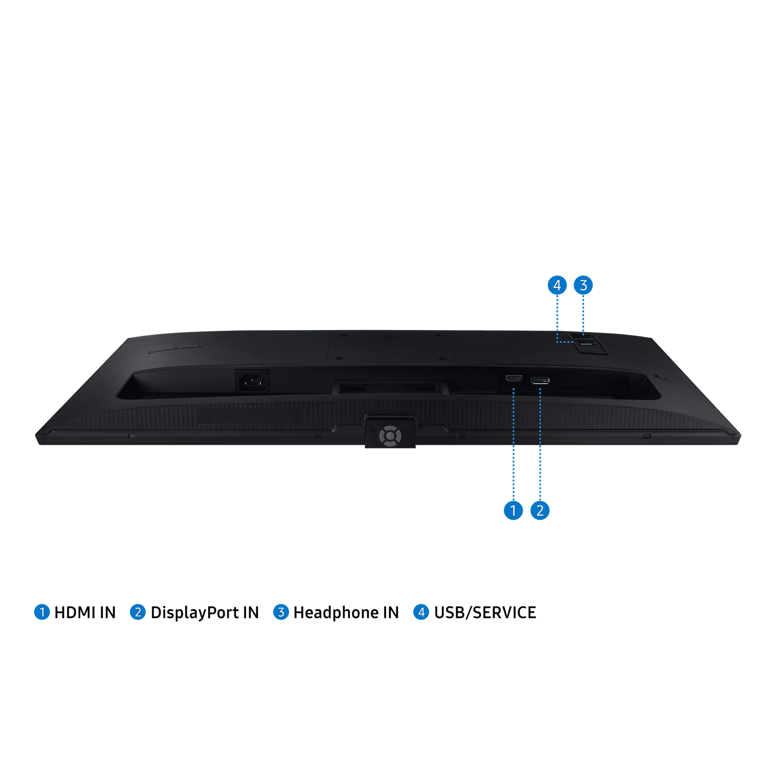 Samsung 27" LS27A700 UHD Flat HDR10 Monitor , IPS Panel, 60Hz - HDMI,DP atomoffice