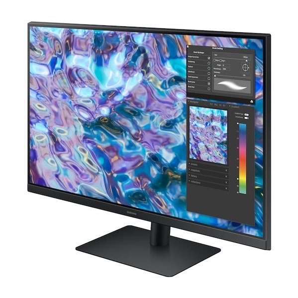 Samsung 27" LS27B610 Flat QHD Monitor Flat IPS Panel 75Hz- DP, HDMI atomoffice