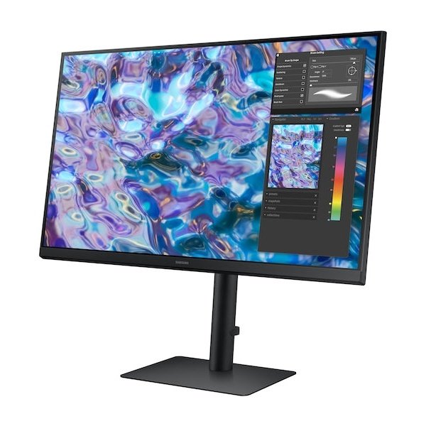 Samsung 27" LS27B610 Flat QHD Monitor Flat IPS Panel 75Hz- DP, HDMI atomoffice