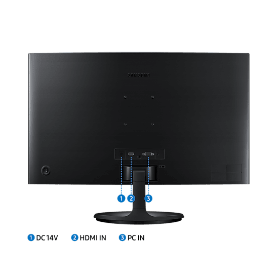 Samsung 27" LS27C360 Curved 1800R FHD Monitor VA panel 75Hz- D-Sub, HDMI atomoffice