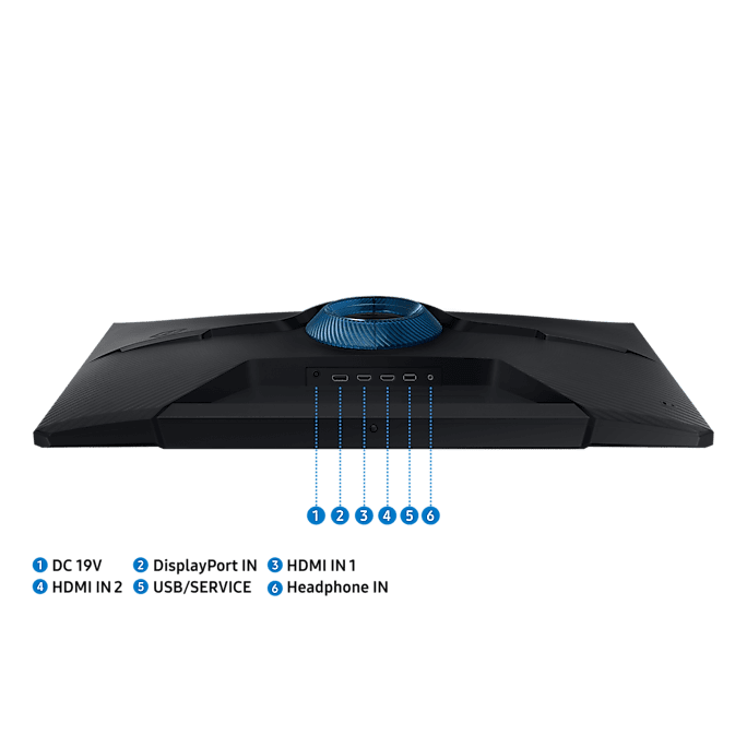 Samsung 27" LS27CG510 G5 Odyssey Flat QHD Gaming Monitor VA Panel- 165Hz, DP, HDMI atomoffice