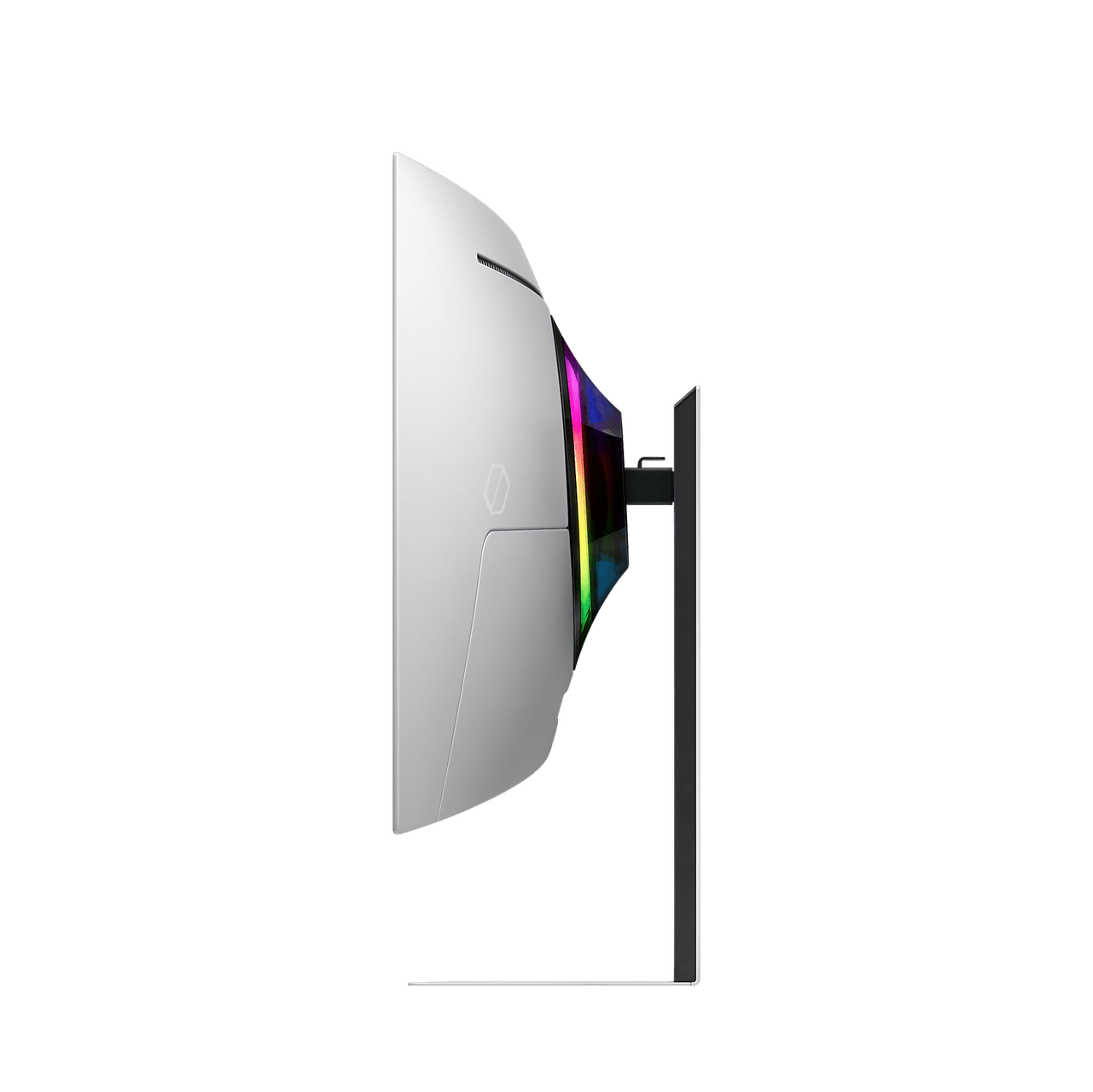 Samsung 34" LS34BG850 Odyssey 1800R Curved UWQHD Monitor OLED panel 175Hz-MicroHDMI, MiniDP, USB-C & Speakers, Silver atomoffice
