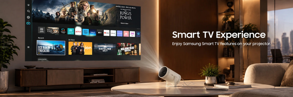 Samsung The Freestyle 2nd Gen LFF3C Portable Smart Projector, Full HD, 360-Degree Sound — view 4