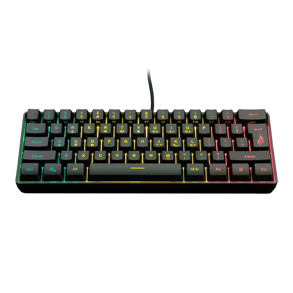SureFire KingPin X1 60% Gaming RGB Keyboard QWERTY US English atomoffice