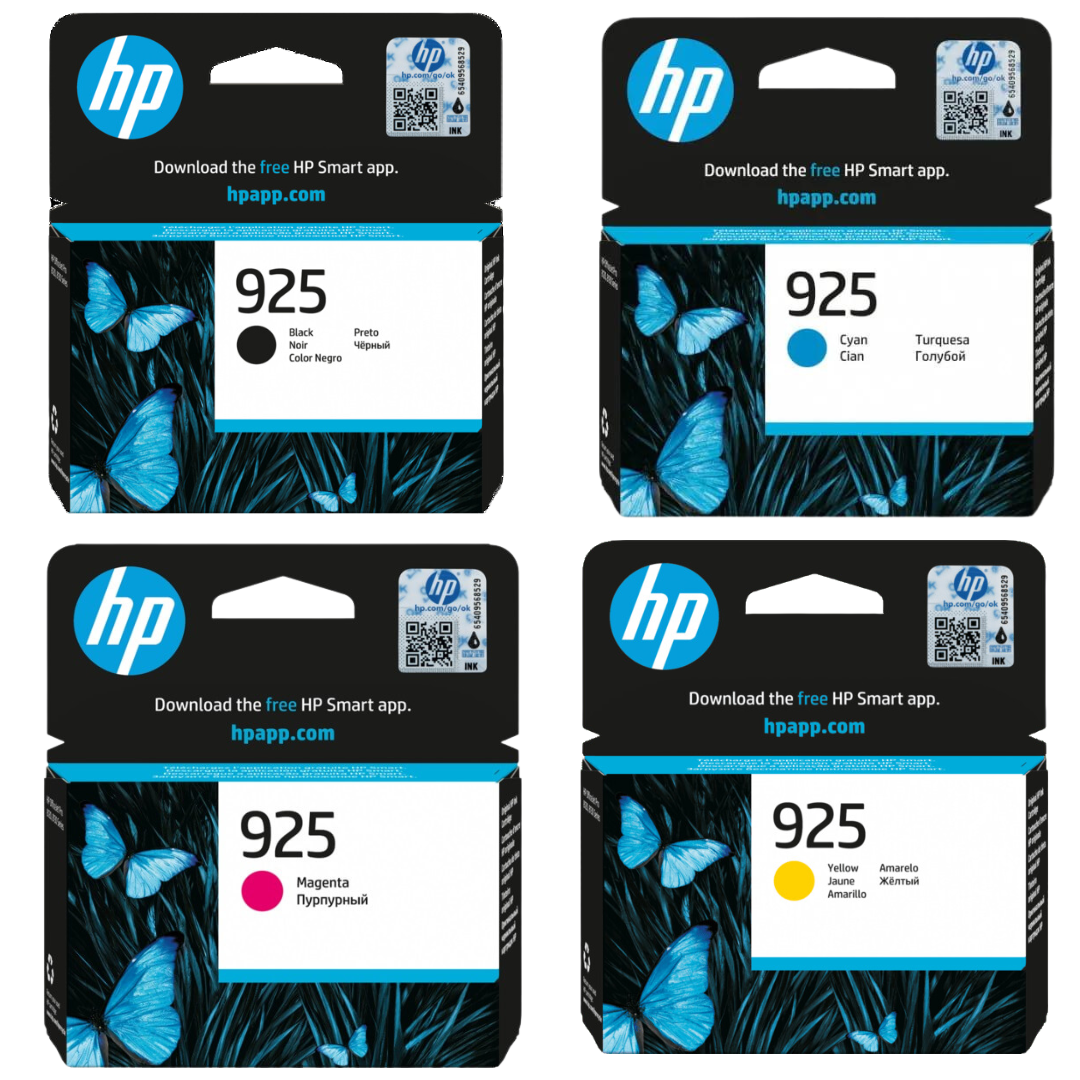 Genuine HP 912 4-Pack Ink Cartridges (CMYK) For OfficeJet Pro 8022, 8023, 8024, 8025