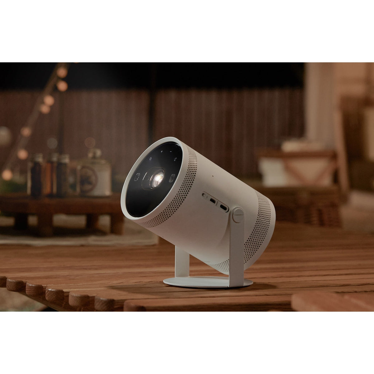 Samsung Freestyle 2nd Gen Portable Projector SP-LFF3CLAX - Micro HDMI, Wi-Fi, Bluetooth, Anynet+ atomoffice