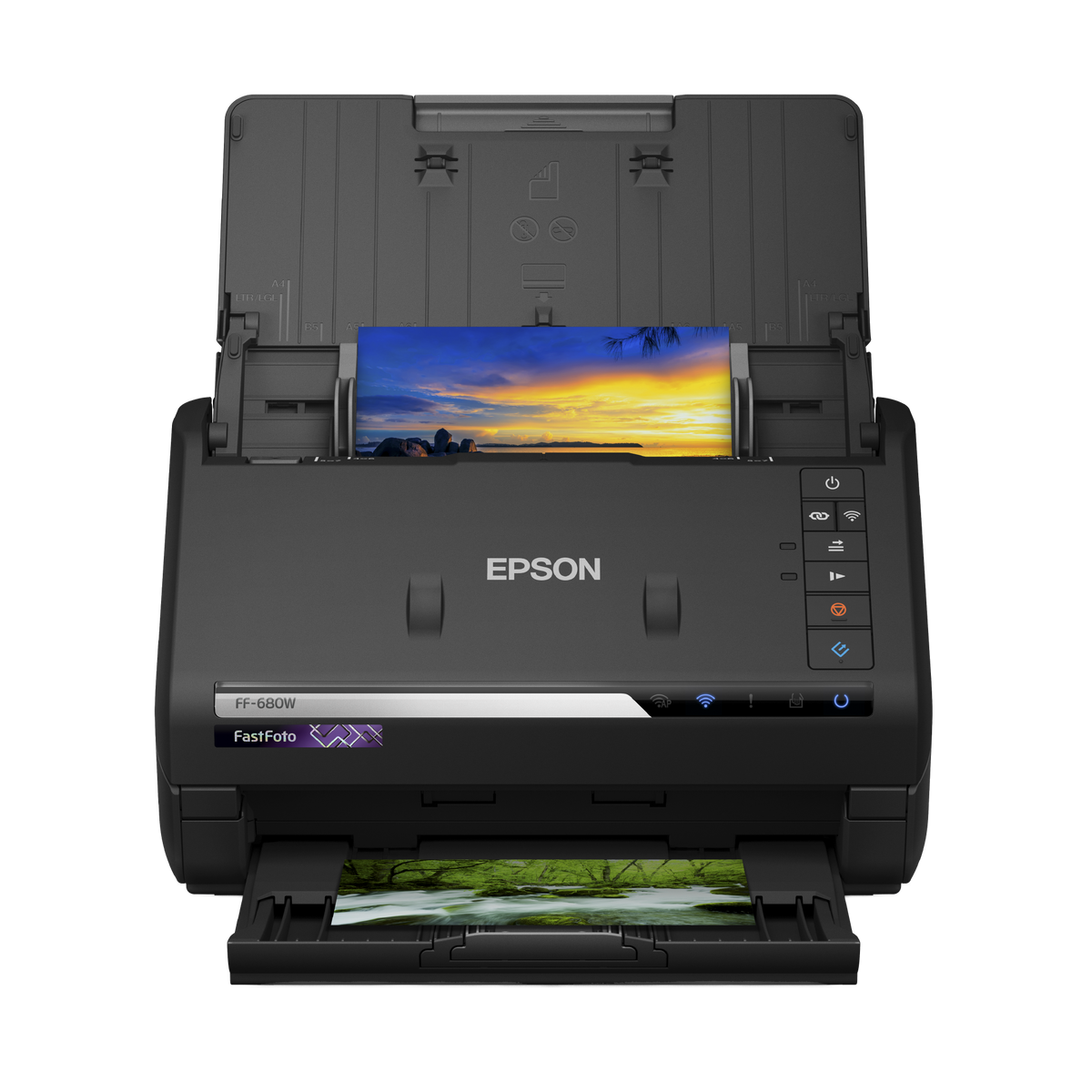 Epson FastFoto FF-680W Wi-Fi Photo Scanner, Duplex, 600 dpi B11B237401BE atomoffice