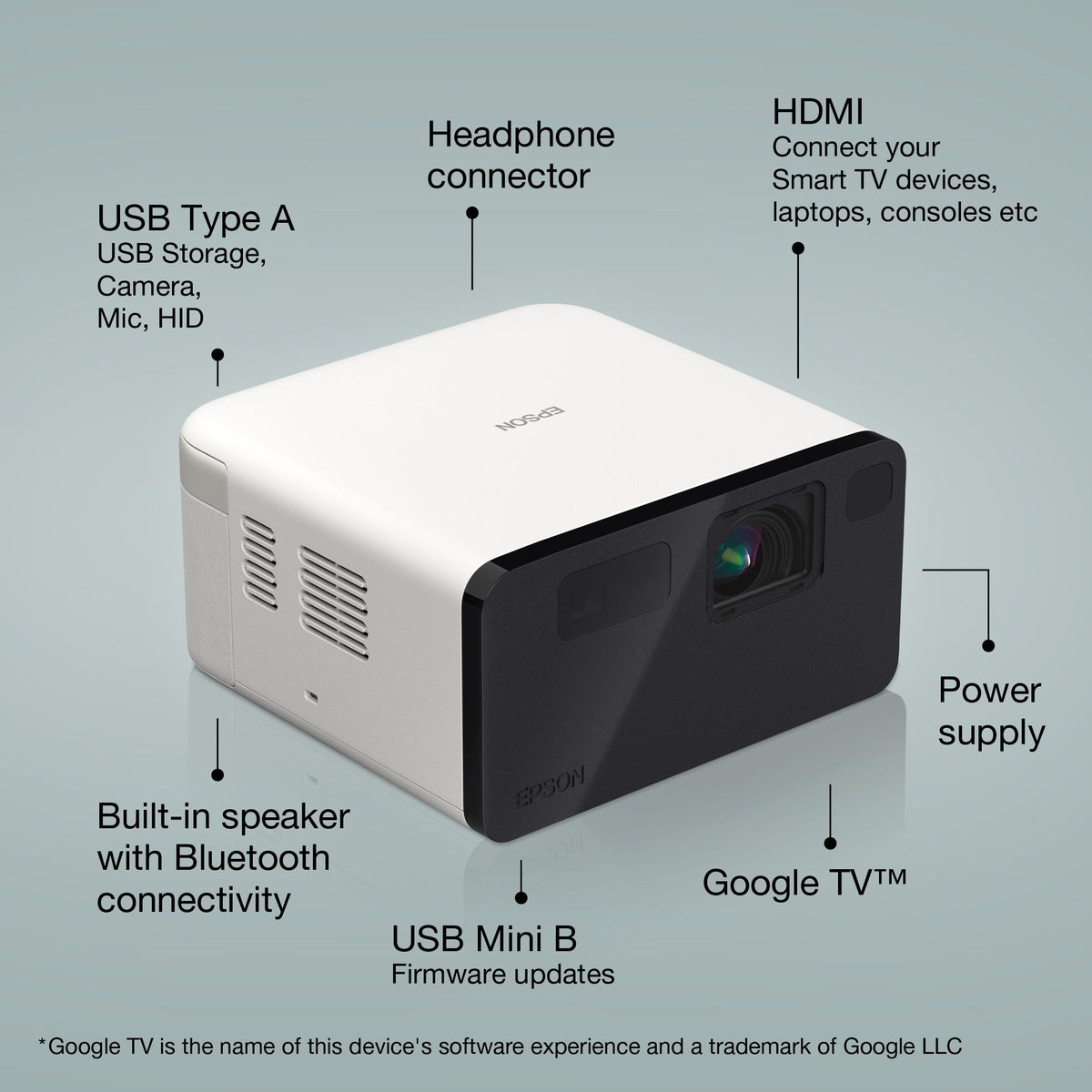 Epson EpiqVision EF-21 White V11HB35040DA view 4 atomoffice