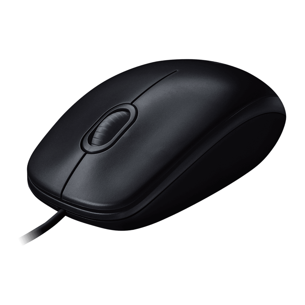Logitech M100 Corded Mouse 910-006652 - Black atomoffice