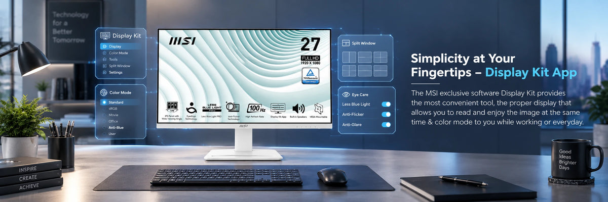MSI PRO MP273AW 27" FHD IPS Monitor, 100Hz — view 4