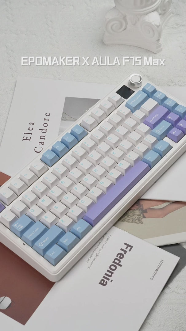 AULA F75 MAX Mechanical Gaming Keyboard RGB 80 Keys Tri-Mode(Wireless,Bluetooth,Wired) Linear Switch