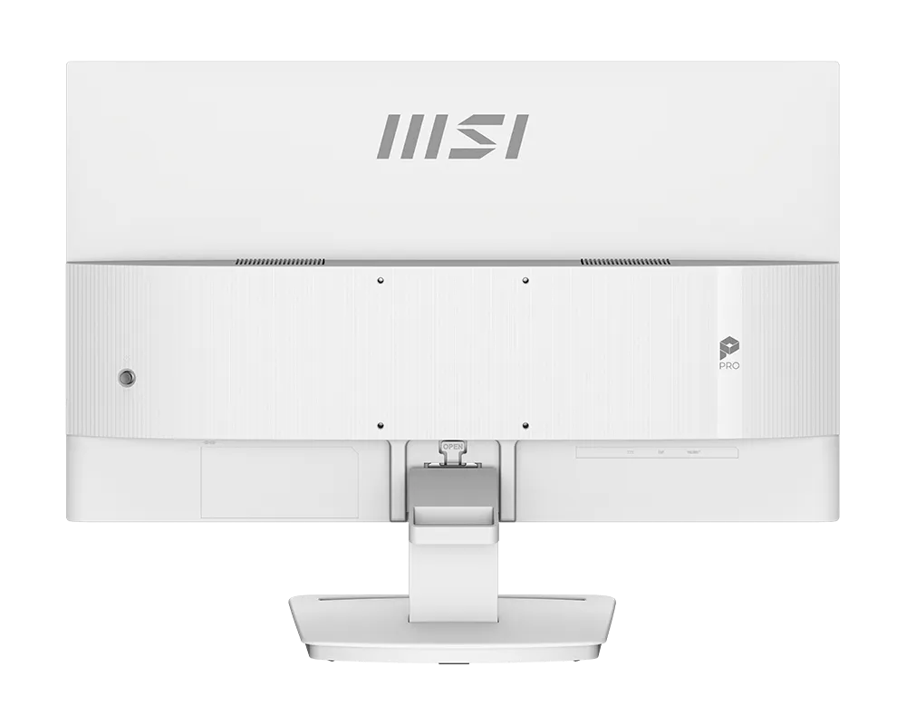 MSI 24" PRO MP241W E14V Flat FHD Monitor, VA Panel 144Hz, AMD FreeSync, HDR Ready - HDMI, DP (White) atomoffice