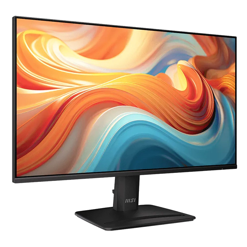 MSI 24" PRO MP242 E14C Flat FHD Monitor, IPS Panel 144Hz, AMD FreeSync, USB-C, Built-in Speakers - HDMI Black atomoffice