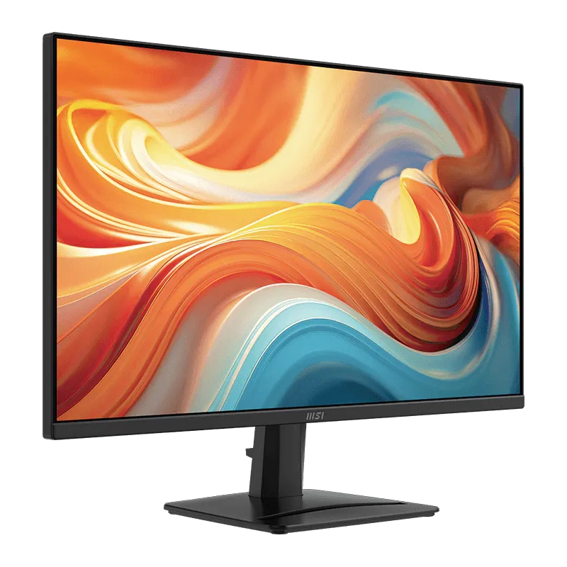 MSI 27" PRO MP275Q E14 Flat WQHD Monitor, IPS Panel 144Hz, AMD FreeSync, HDR Ready, Built-in Speakers - HDMI, DP Black atomoffice