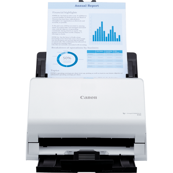 Canon imageFORMULA R30 Desktop Duplex Document Scanner atomoffice