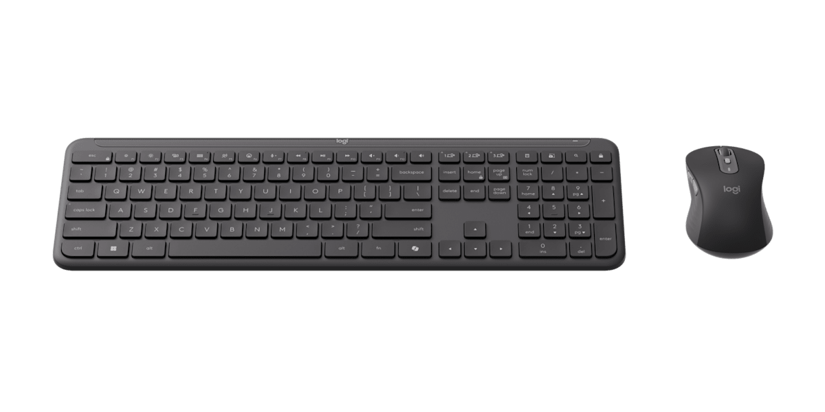 Logitech Signature Slim Combo MK955 for Business Copilot Edition Keyboard & Mouse 920-013271 - Graphite atomoffice