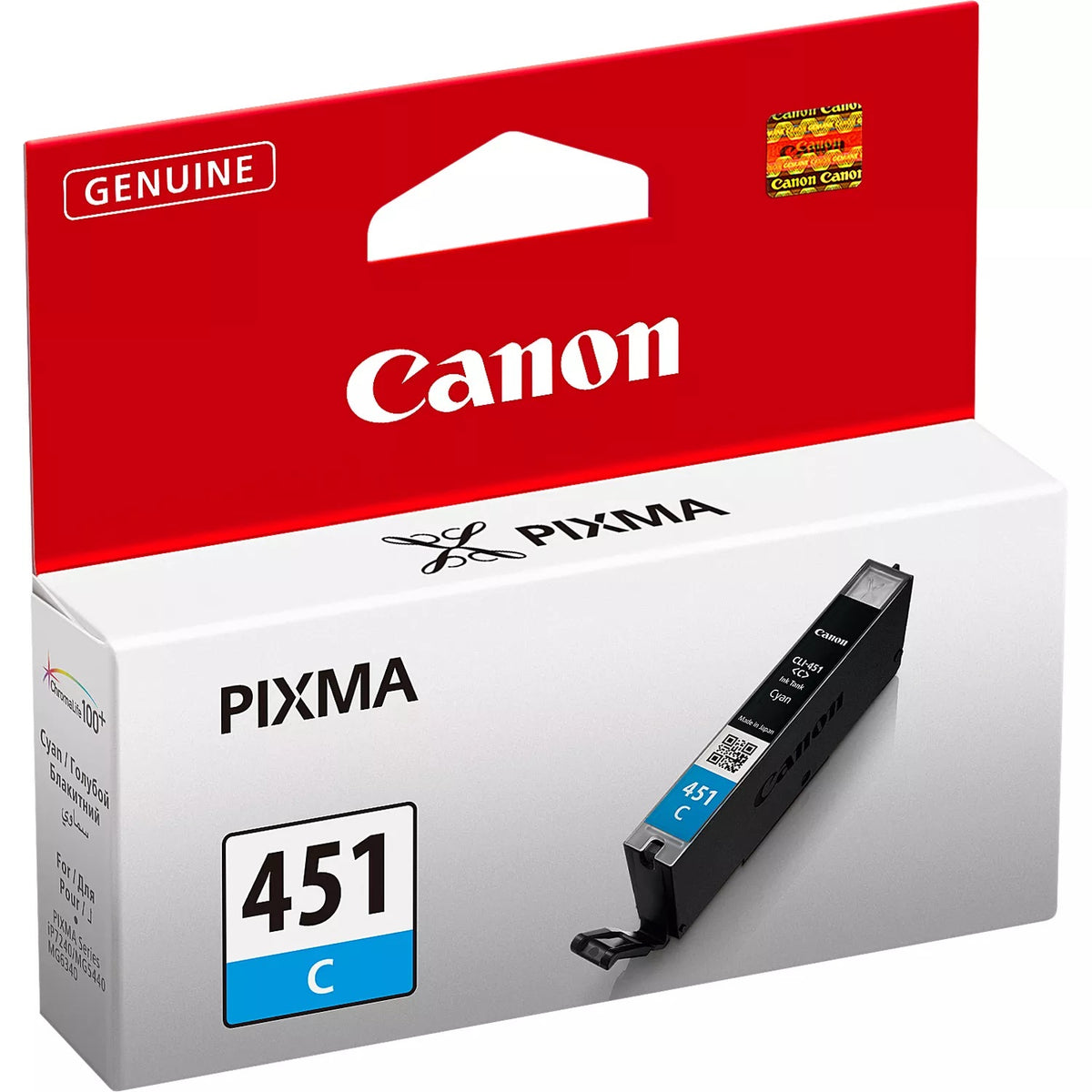 Canon CLI-451 Original Ink Cartridge for Canon PIXMA iP7240, iP8740, iX6840, MG5440, MG5540, MG5640, MG6340, MG6440, MG7140, MG7540, MX924, MG6450, MG6640 Printers atomoffice