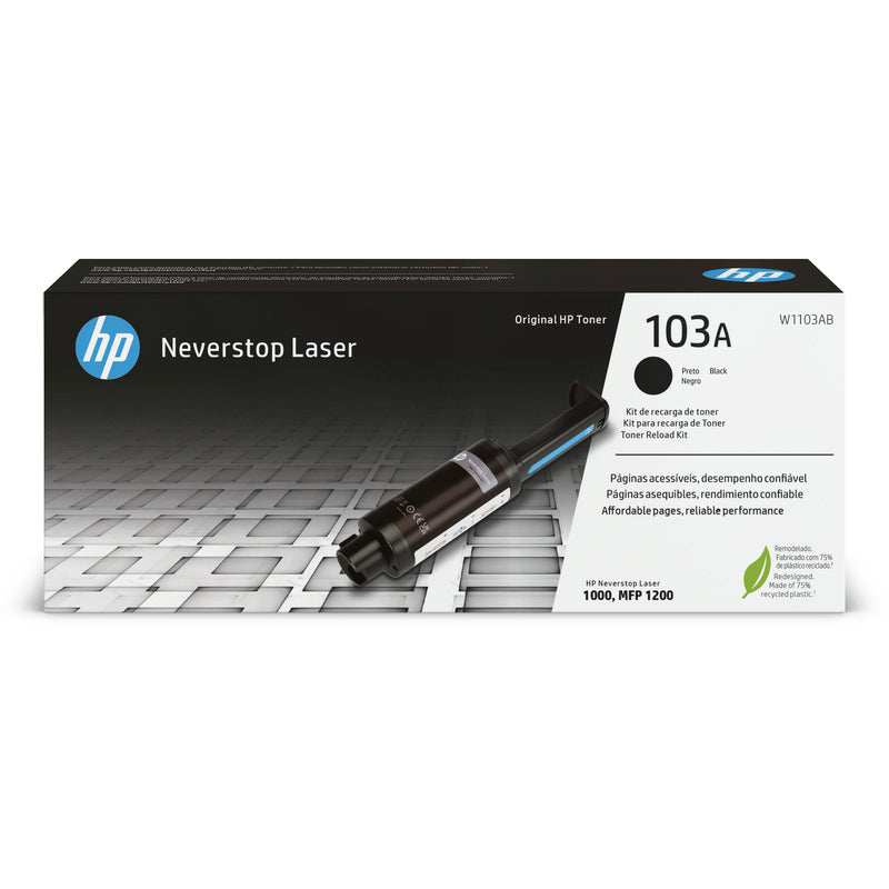 HP 103A Original Neverstop Toner Reload Kit for HP Neverstop Laser 1000a, 1000n, 1000w, 1001nw,1020, 1020n, 1020nw, MFP 1200n, MFP 1200a, MFP 1200w, MFP 1202nw, MFP 1202w Printers atomoffice