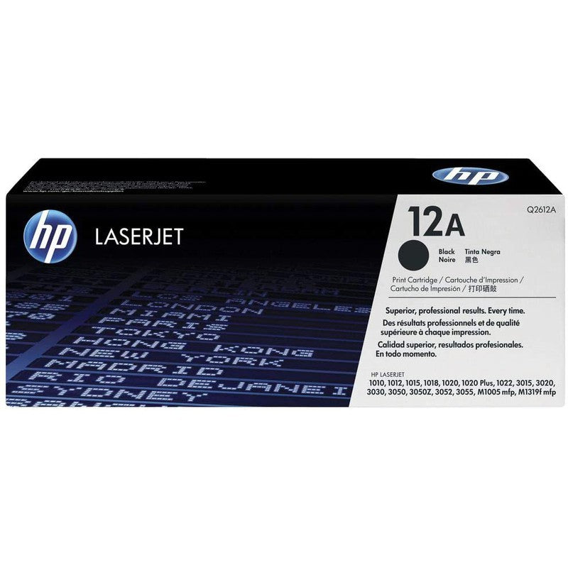 HP 12A Original Toner Cartridge for HP LaserJet M1005 mfp,1010, 1020, 3015, 3020, 3030, 3050, 3050z, 3052, 3055 All-in-One Printer series atomoffice