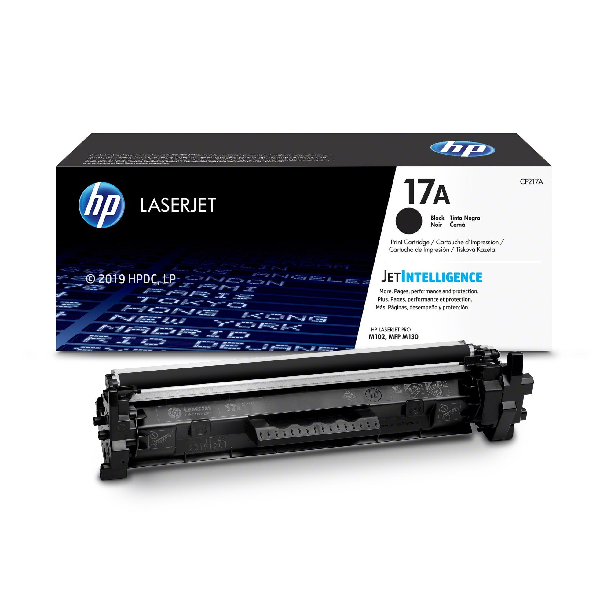HP 17A Black Original Toner Cartridge for HP LaserJet Pro M102, MFP M130 Printers atomoffice