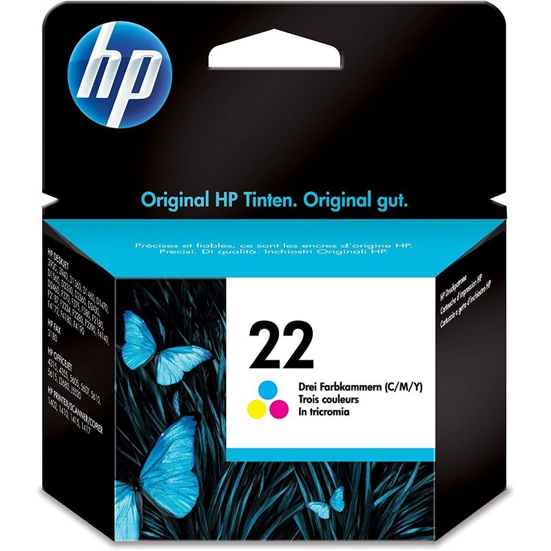 HP 22 Tri Color Original Ink Cartridge atomoffice