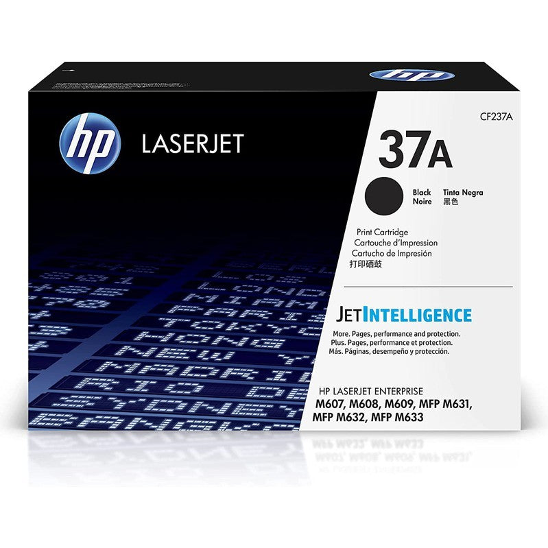 HP 37A Original Toner Cartridge for HP LaserJet Enterprise M607, M608, M609, MFP M631, M632, M633 series printers atomoffice