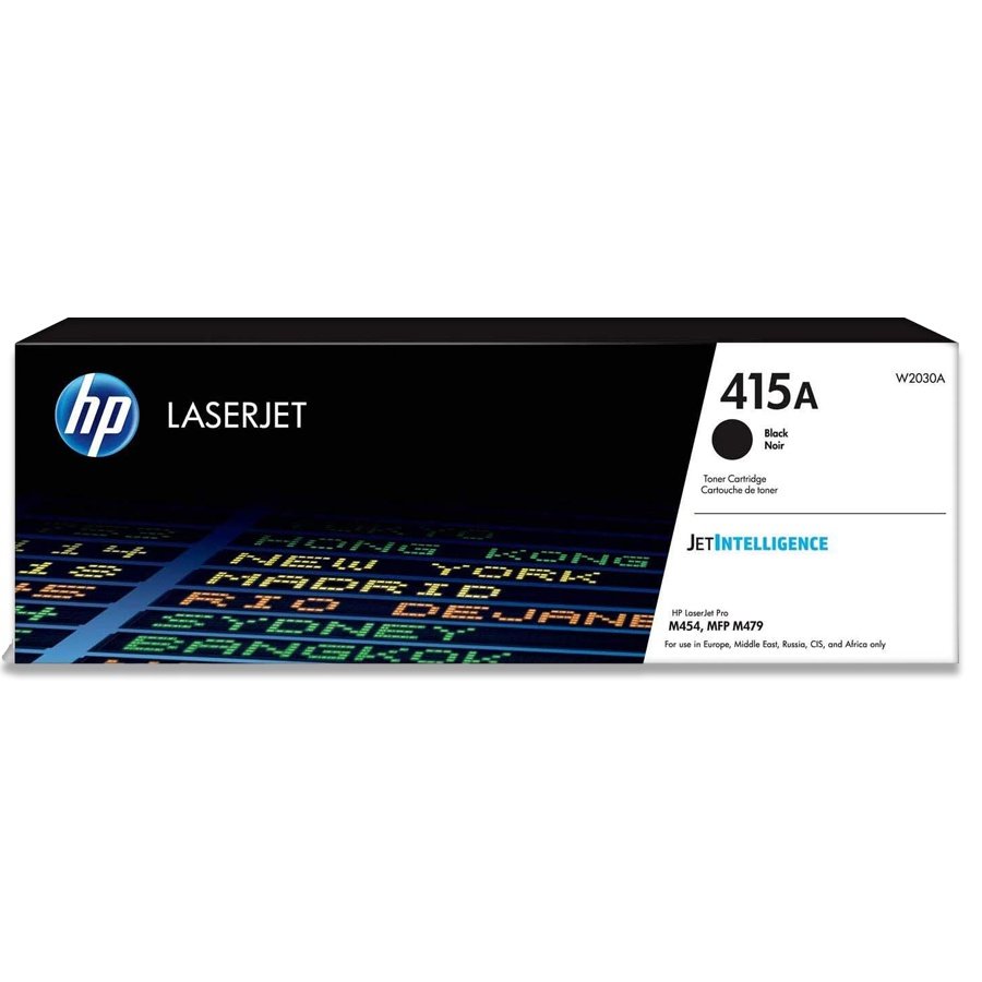 HP 415A Original Toner Cartridge for HP Color LaserJet Enterprise M455dn, MFP M480f, Pro M454dn, Pro M454dw, Pro M454nw, Pro MFP M479dw, Pro MFP M479fdn, Pro MFP M479fdw, Pro MFP M479fnw Printers atomoffice