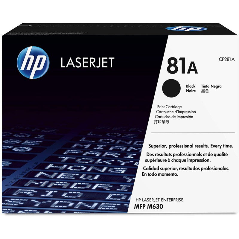 HP 81A Original Toner Cartridge for HP LaserJet Enterprise M604dn, M604n, M605dh, M605dn, M605n, M605x, M606dn, M606x, Flow MFP M630h, M630z, M630f, M630dn Printers atomoffice