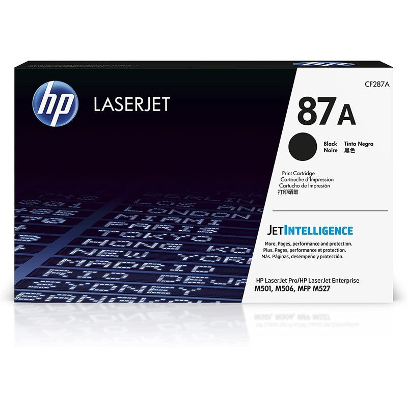 HP 87A Original Toner Cartridge for HP LaserJet Enterprise M506dh, M506dn, M506n, M506x, Flow MFP M527c, M527z, M527dn, M527f, M501dn, Pro M501dn, M501n Printers atomoffice
