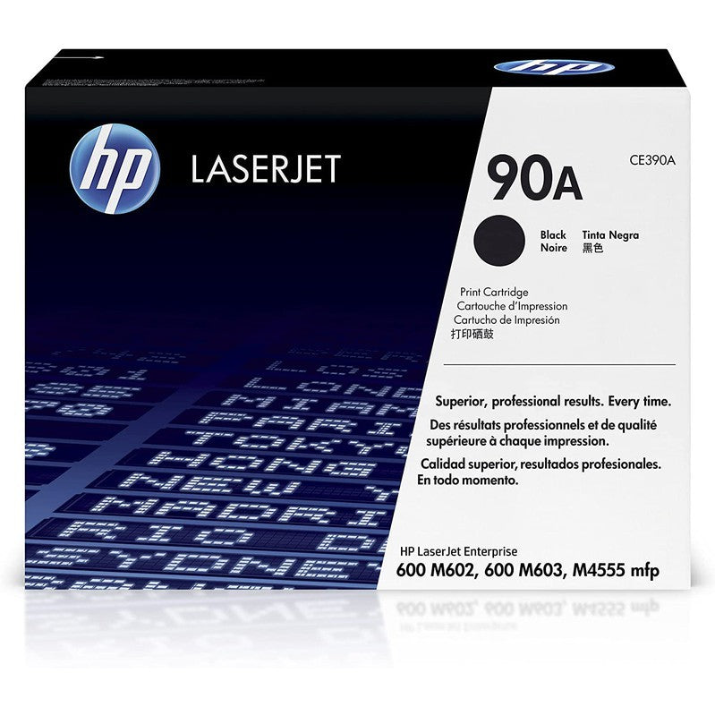 HP 90A Original Toner Cartridge for HP LaserJet Enterprise 600 M601n, M603n, M603dn, M602n, M602x, M602dn, M601dn, M4555 MFP Printer series atomoffice