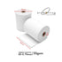 Thermal Cash Rolls 80mm x 70mm - 1/2inch 55gsm atomoffice