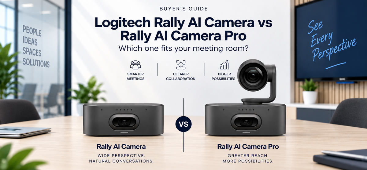 Logitech Rally AI Camera vs Rally AI Camera Pro: Which One Fits Your Meeting Room?
