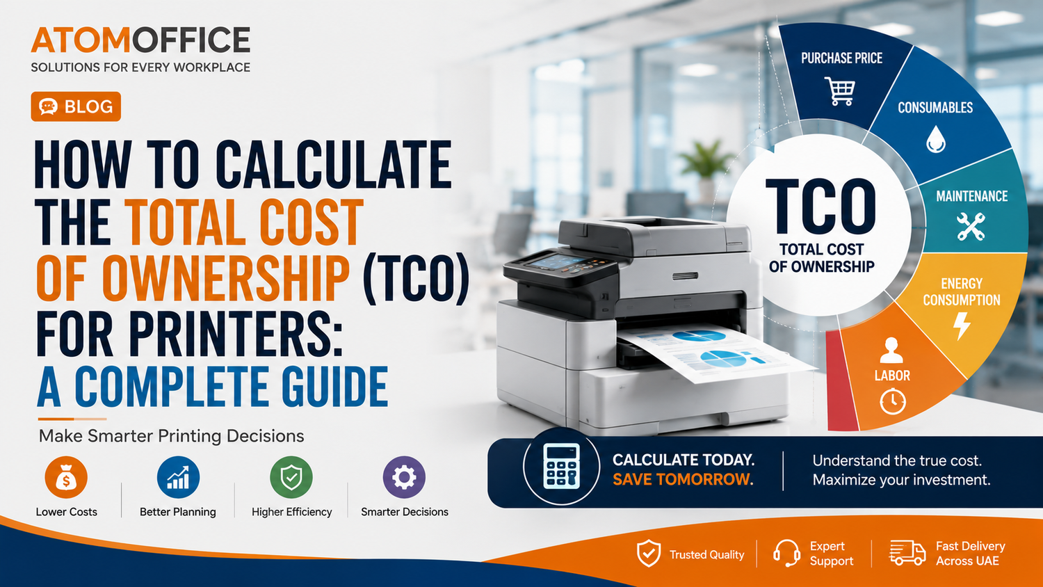 How to Calculate the Total Cost of Ownership (TCO) for Printers: A Complete Guide