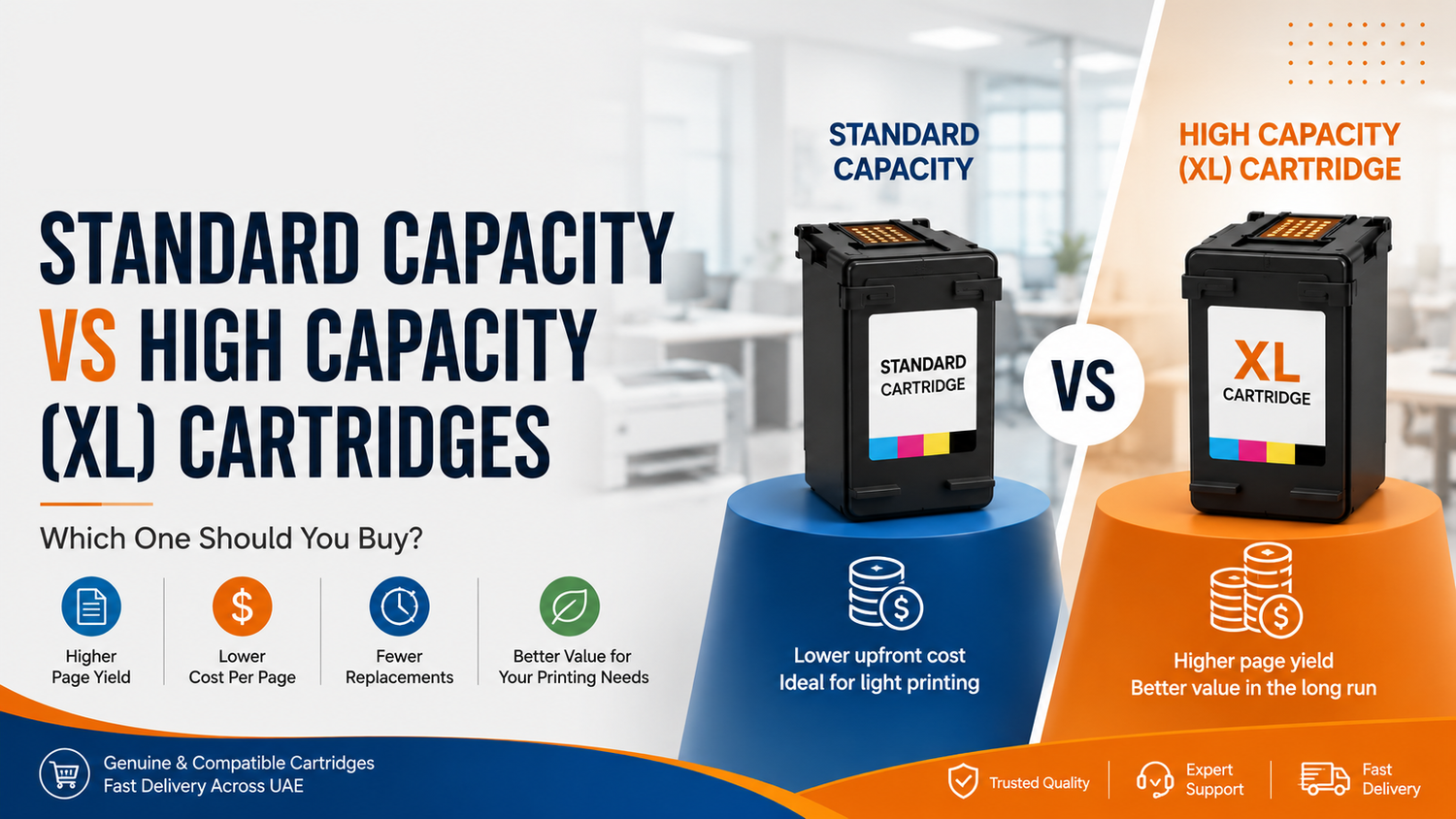 Standard vs High Capacity Cartridges: Which One Should You Buy?