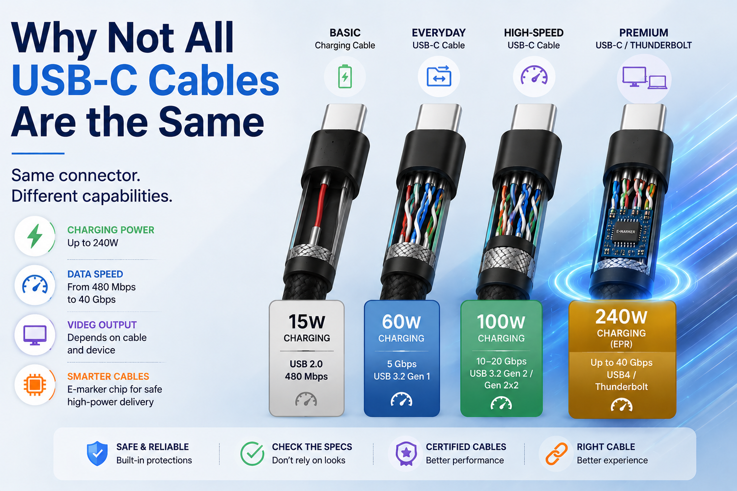 Why Not All USB-C Cables Are the Same