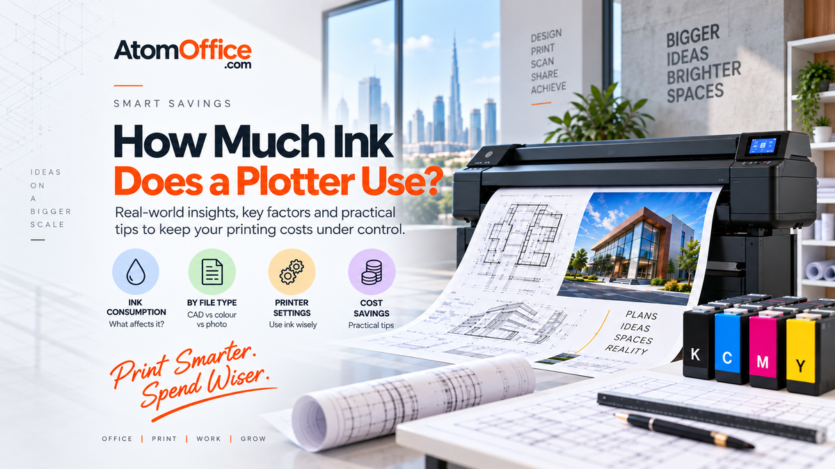 Plotter Ink (1/3): How Much Ink Does a Plotter Actually Use?