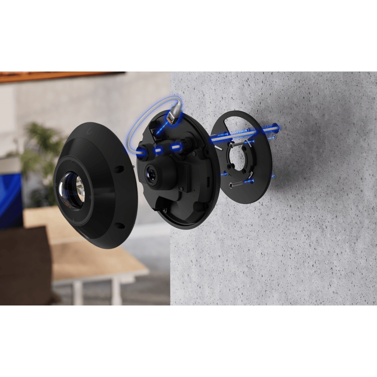 Ubiquiti Camera G6 Pro 360, 12MP Fisheye PoE+ Camera, 360° Panoramic Coverage, 15 m Smart IR, IK10 atomoffice