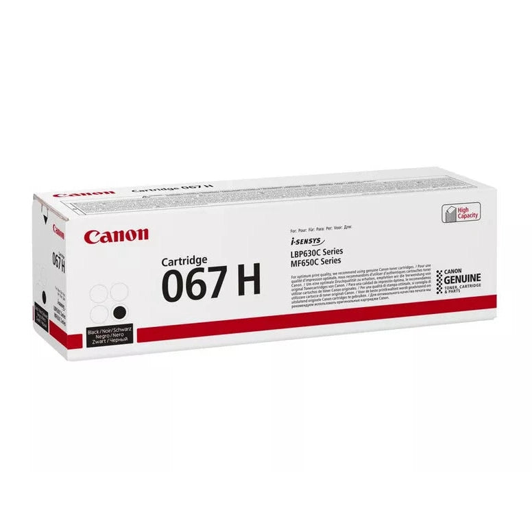 Canon 067H Original Toner Cartridge for i-SENSYS LBP631Cw, LBP633Cdw, MF651Cw, MF655Cdw, MF657Cdw, MF651Cw, MF655Cw, MF657Cw