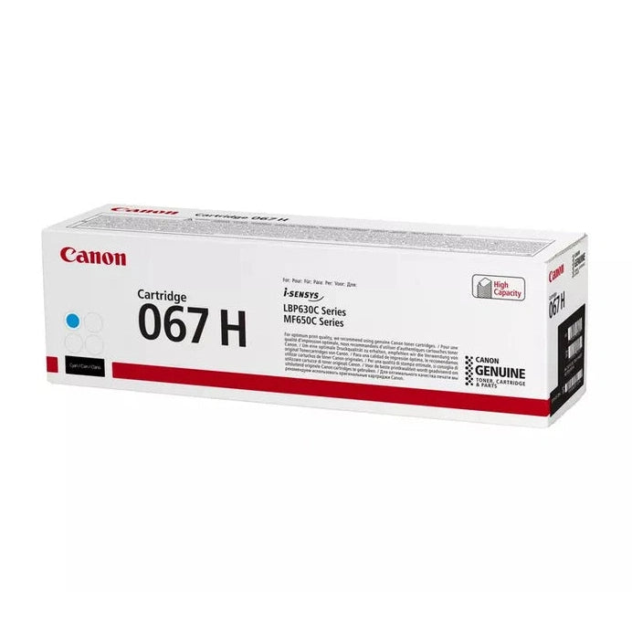 Canon 067H Original Toner Cartridge for i-SENSYS LBP631Cw, LBP633Cdw, MF651Cw, MF655Cdw, MF657Cdw, MF651Cw, MF655Cw, MF657Cw