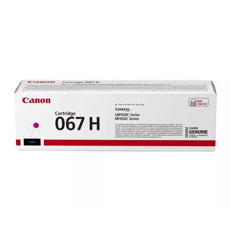 Canon 067H Original Toner Cartridge for i-SENSYS LBP631Cw, LBP633Cdw, MF651Cw, MF655Cdw, MF657Cdw, MF651Cw, MF655Cw, MF657Cw