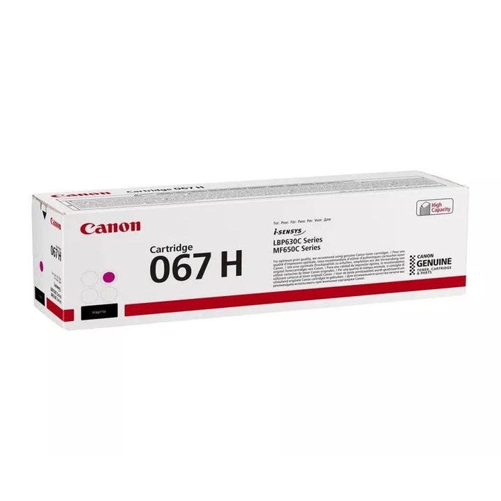 Canon 067H Original Toner Cartridge for i-SENSYS LBP631Cw, LBP633Cdw, MF651Cw, MF655Cdw, MF657Cdw, MF651Cw, MF655Cw, MF657Cw