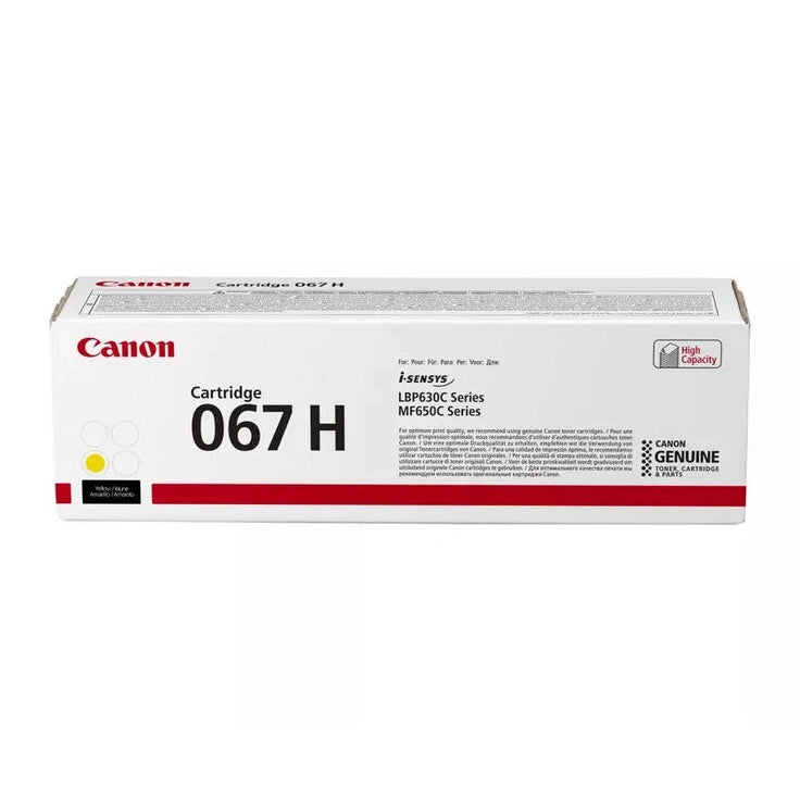 Canon 067H Original Toner Cartridge for i-SENSYS LBP631Cw, LBP633Cdw, MF651Cw, MF655Cdw, MF657Cdw, MF651Cw, MF655Cw, MF657Cw