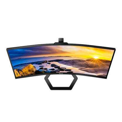 Philips 34&quot; 34E1C5600HE Curve UltraWide WQHD Monitor VA panel 100Hz- DP, HDMI, USB-C with bulit in Webcam and Speaker