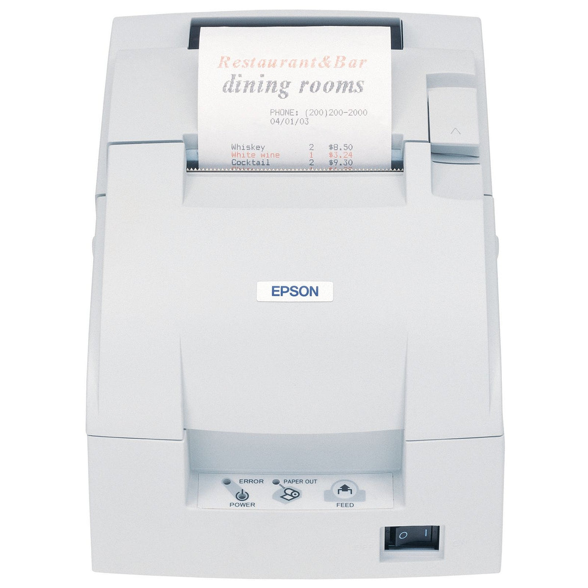Epson TM-U220A Impact Dot Matrix Receipt Printer, Serial, Dark Grey C31C513057 atomoffice
