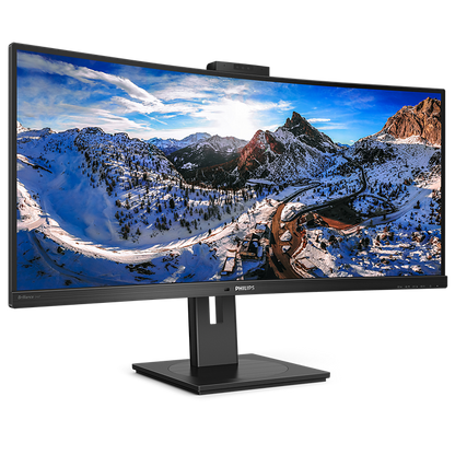 Philips 34&quot; 346P1CRH Curve UltraWide WQHD Monitor VA panel 100Hz- DP, HDMI, USB-C with bulit in Webcam and Speaker